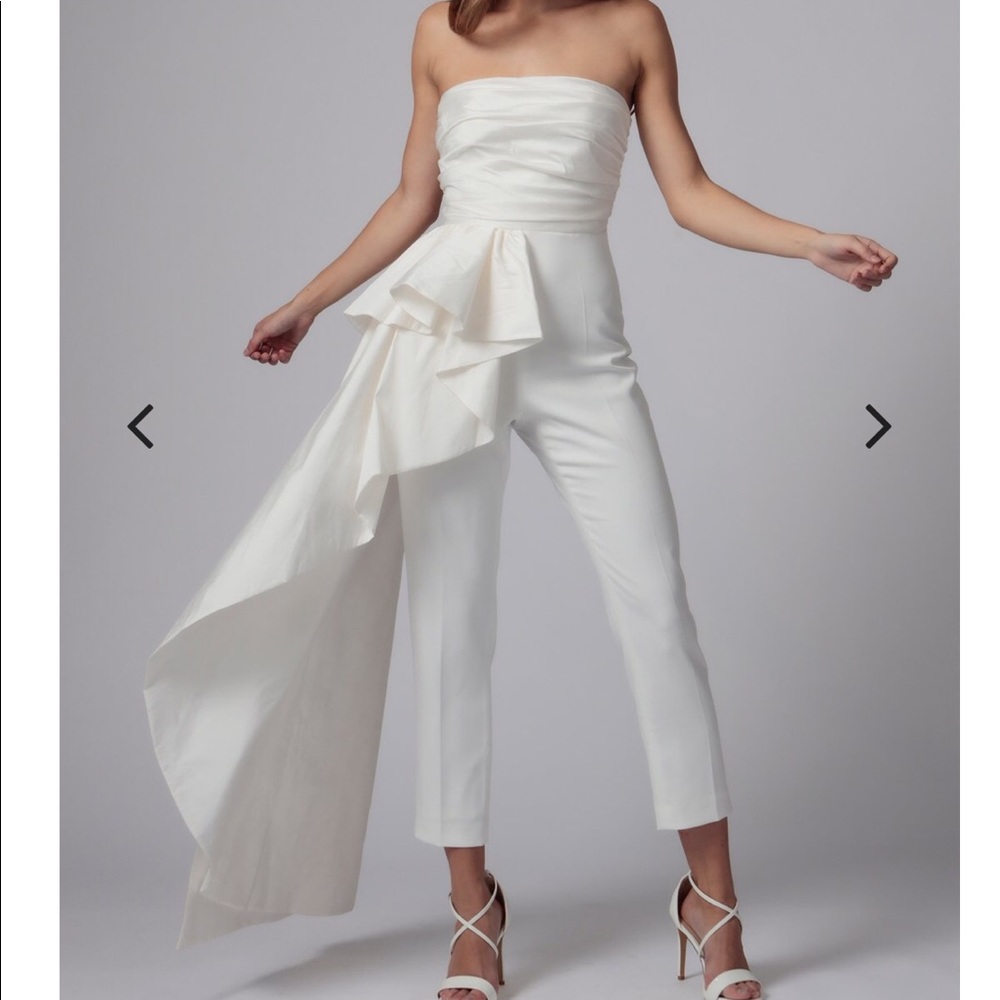 NWT Jay Godfrey Sky Strapless Jumpsuit